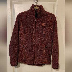 The North Face Women's Cozy Fleece Brown Teddy Jacket.
